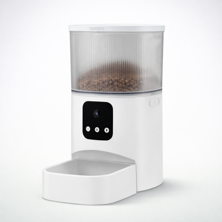 现代自动宠物喂食器