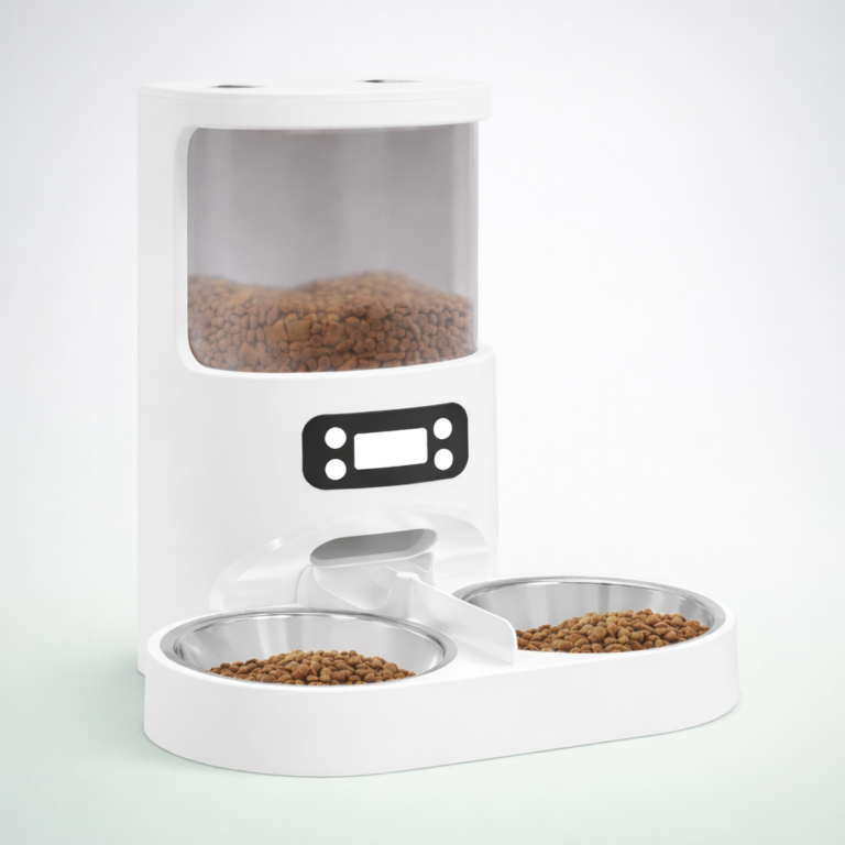 自动宠物喂食器与喂食碗