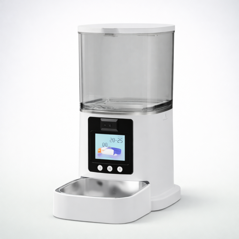 自动宠物喂食器展示